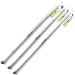 Cannes Téléscopiques Coup Redfish Pack Impact Tele Pole 3m + 4m + 5m + Lignes Montées