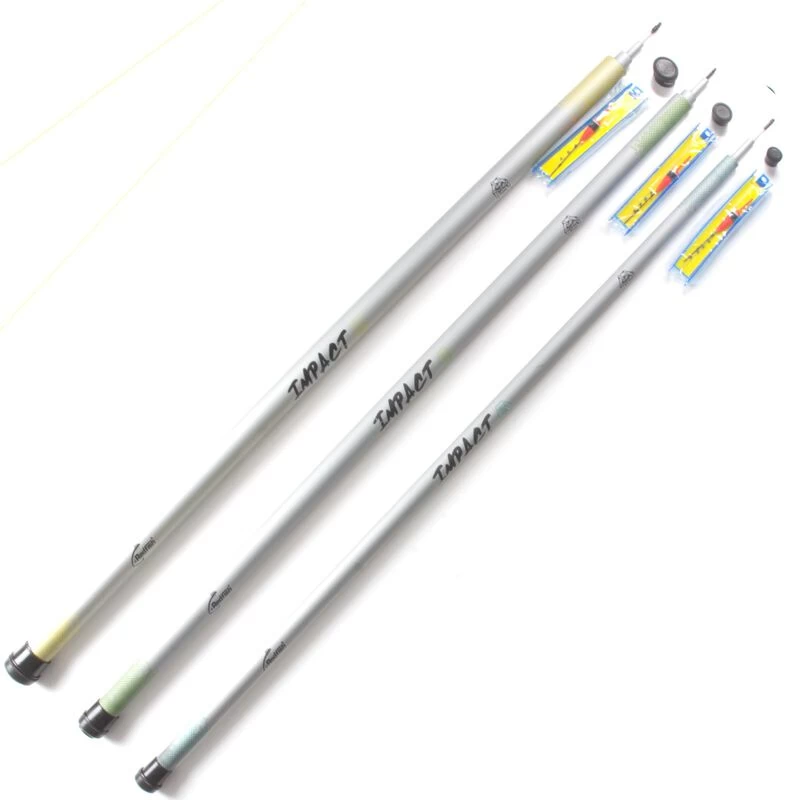 Cannes Téléscopiques Coup Redfish Pack Impact Tele Pole 3m + 4m + 5m + Lignes Montées 1 Cannes Téléscopiques Coup Redfish Pack Impact Tele Pole 3m + 4m + 5m + Lignes Montées
