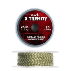 Tresse à Bas De Ligne Carpe Mack2 X-tremity Soft And Sinking Hooklink Braid 20m