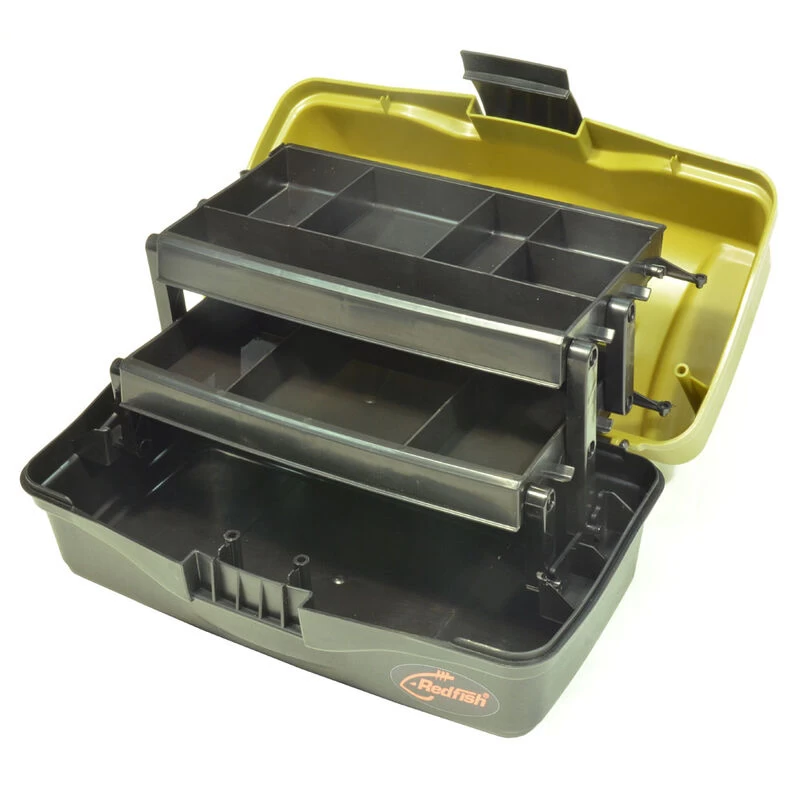 Boîte De Pêche Redfish Boîte 2 Plateaux 1 Boîte De Pêche Redfish Boîte 2 Plateaux