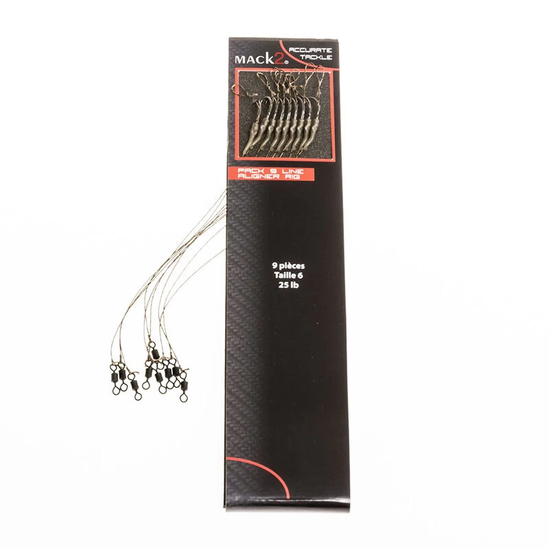 Bas De Ligne Carpe Mack2 Line Aligner Rig (x9) 1 Bas De Ligne Carpe Mack2 Line Aligner Rig (x9)
