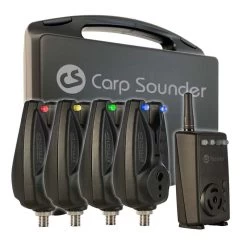 Coffret 4 Détecteurs Carpe Carpsounder Age-one + Centrale