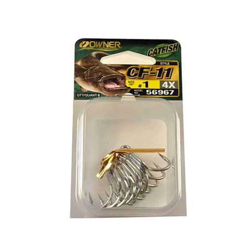 Hameçon Triple Silure Owner Cf-11 St66tn 1 Hameçon Triple Silure Owner Cf-11 St66tn