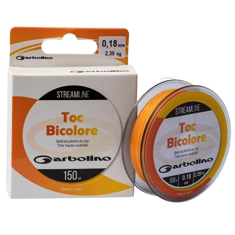 Nylon Co-polymère Bicolore Garbolino STREAMLINE TOC-MONO Orange/jaune 150m 1 Nylon Co-polymère Bicolore Garbolino STREAMLINE TOC-MONO Orange/jaune 150m