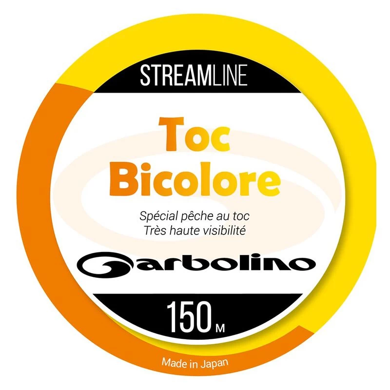 Nylon Co-polymère Bicolore Garbolino STREAMLINE TOC-MONO Orange/jaune 150m 2 Nylon Co-polymère Bicolore Garbolino STREAMLINE TOC-MONO Orange/jaune 150m – Image 2
