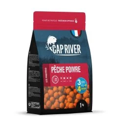 Bouillettes Cap River Pêche Poivre 1kg
