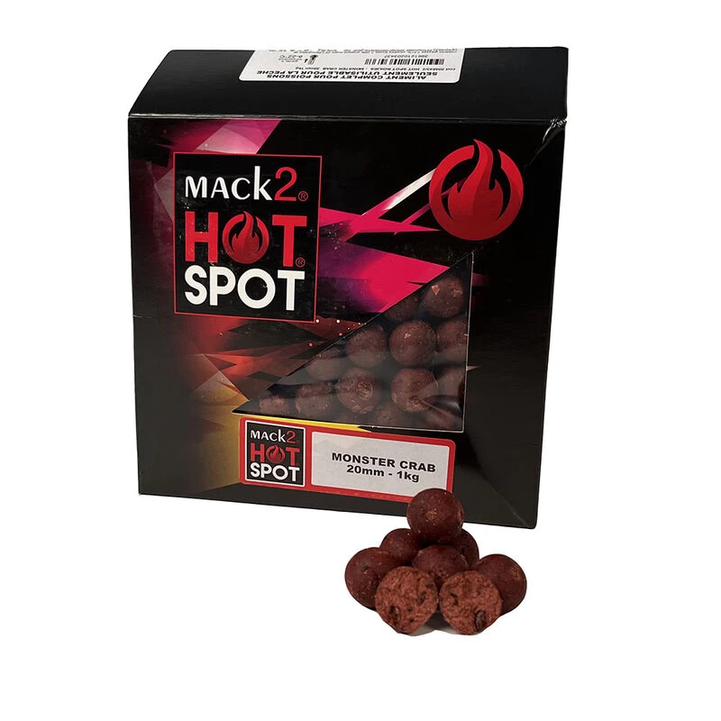 Bouillettes Carpe Mack2 Monster Crab Boilies 1kg 1 Bouillettes Carpe Mack2 Monster Crab Boilies 1kg
