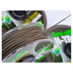 Tresse à Bas De Ligne Carpe Korda N-trap Semi -stiff Green 20m