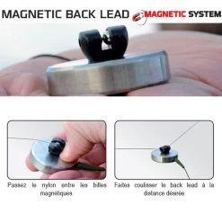 Back Lead Carpe Fun Fishing Magnetic Inox 90g (x4) -Carphe Magasin 94841 c