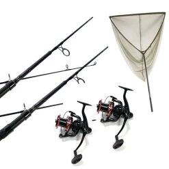 Pack 2 Nomad XTR 10 3.5lbs + 2 Nomad Xtr 5000 Fd + Epuisette