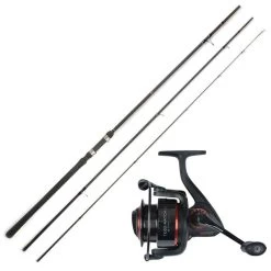 Ensemble Anglaise Canne Team France Teos Match 3.60 + Moulinet Teos 4000