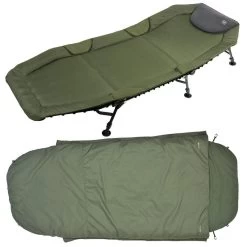 Pack Confort Mack2 Carp Addict Bedchair + Sleeping Bag