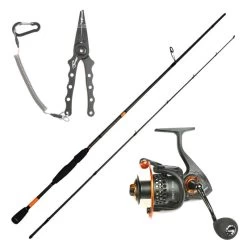 Pack Master Lures 2m10 5-20g +Strike 1 2000 FX + Pince