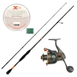 Pack Master Lures 2m10 5-20G +Strike 1 1000 FX + Tresse 0.12MM