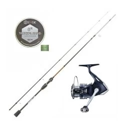 Canne Spinning Invictus 722ML 2m17, 5-14g + Catana 1000FE + Tresse Offerte